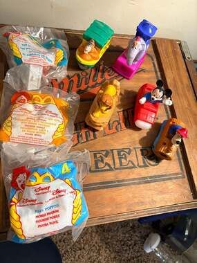 Vintage 1998 Disney McDonald's Happy Meal Toy Lot - Sealed & Loose